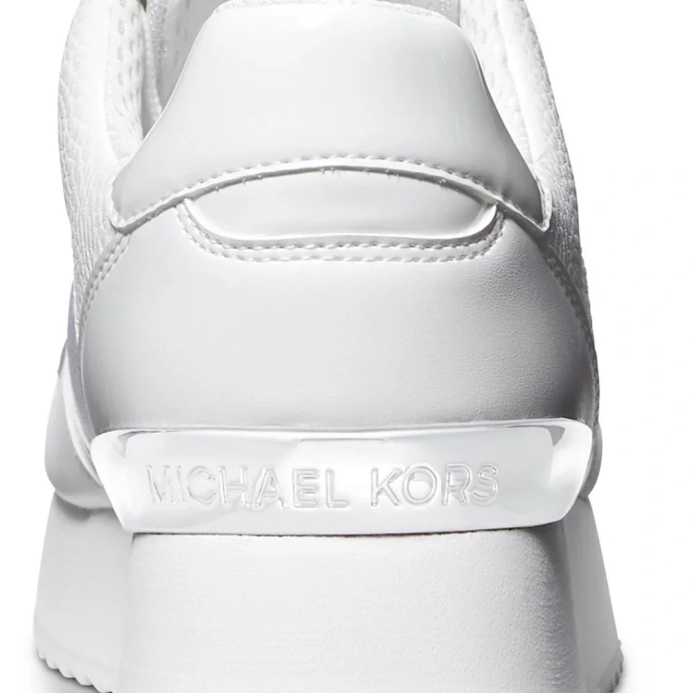 Michael Kors Women's Raina Lace-Up Trainer Running Sneakers - Picture 9 of 14